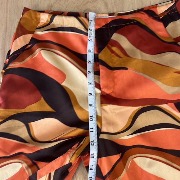 HYFVE Psychedelic Wide Leg Pants Size Medium Multicolored High Waisted Zip Fly - Picture 5 of 10